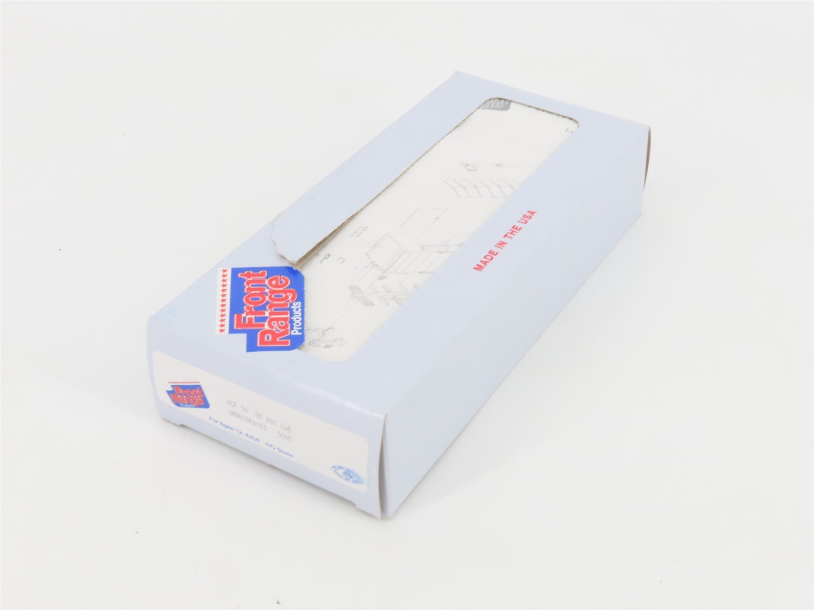 HO Scale Front Range Kit #5000 Undecorated 50' Single Door Box Car
