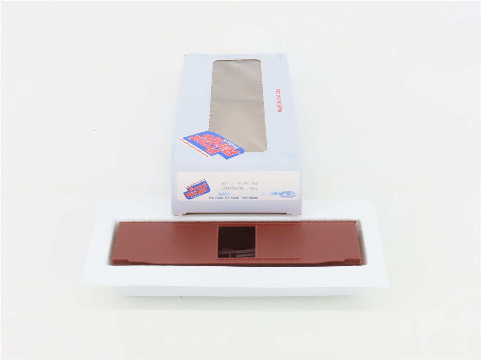 HO Scale Front Range Kit #5000 Undecorated 50' Single Door Box Car