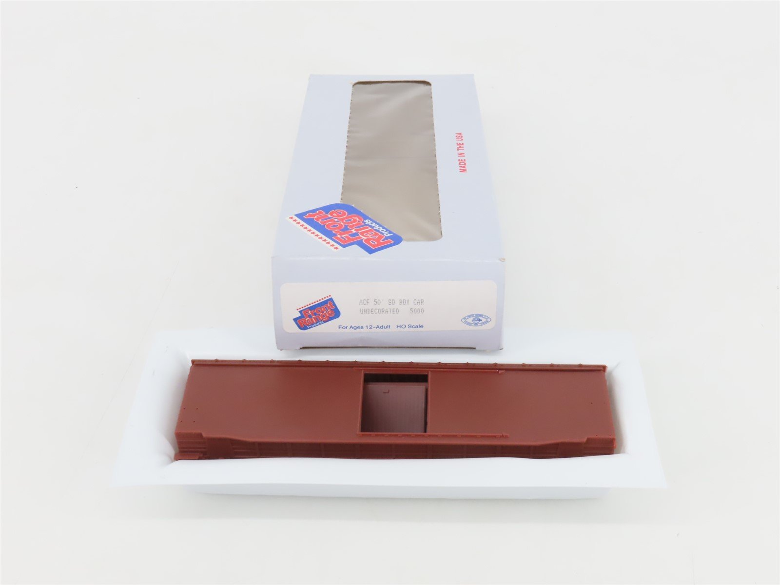 HO Scale Front Range Kit #5000 Undecorated 50' Single Door Box Car