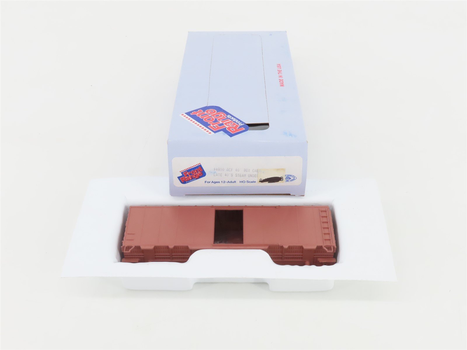 HO Scale Front Range Kit #4800 Undecorated 40' Single Door Box Car
