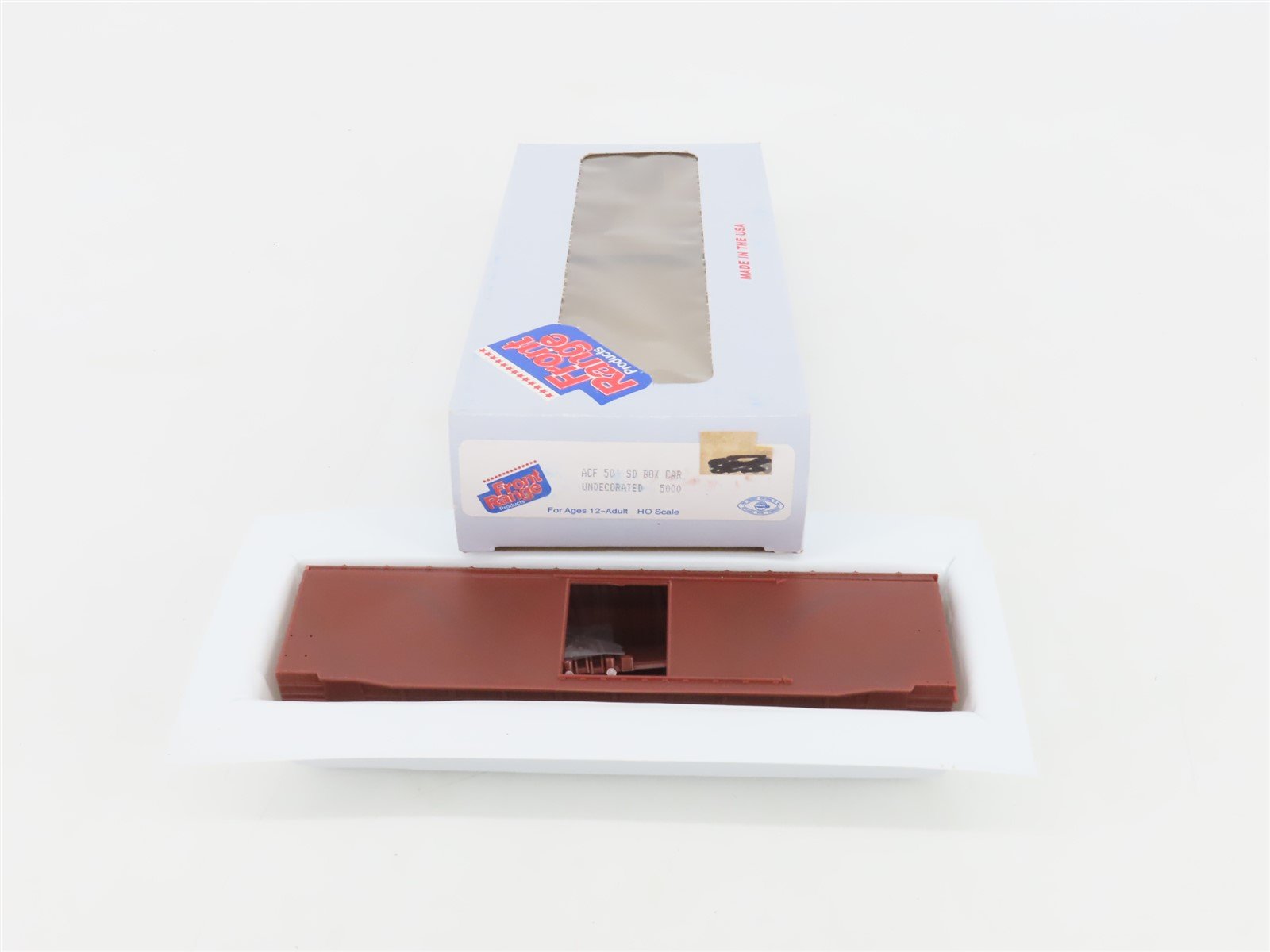 HO Scale Front Range Kit #5000 Undecorated 50' Single Door Box Car
