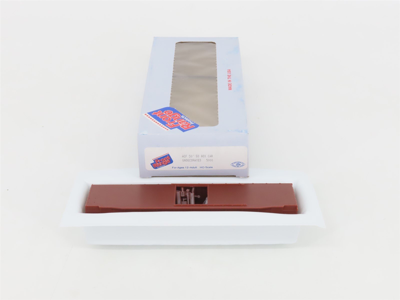HO Scale Front Range Kit #5000 Undecorated 50' Single Door Box Car
