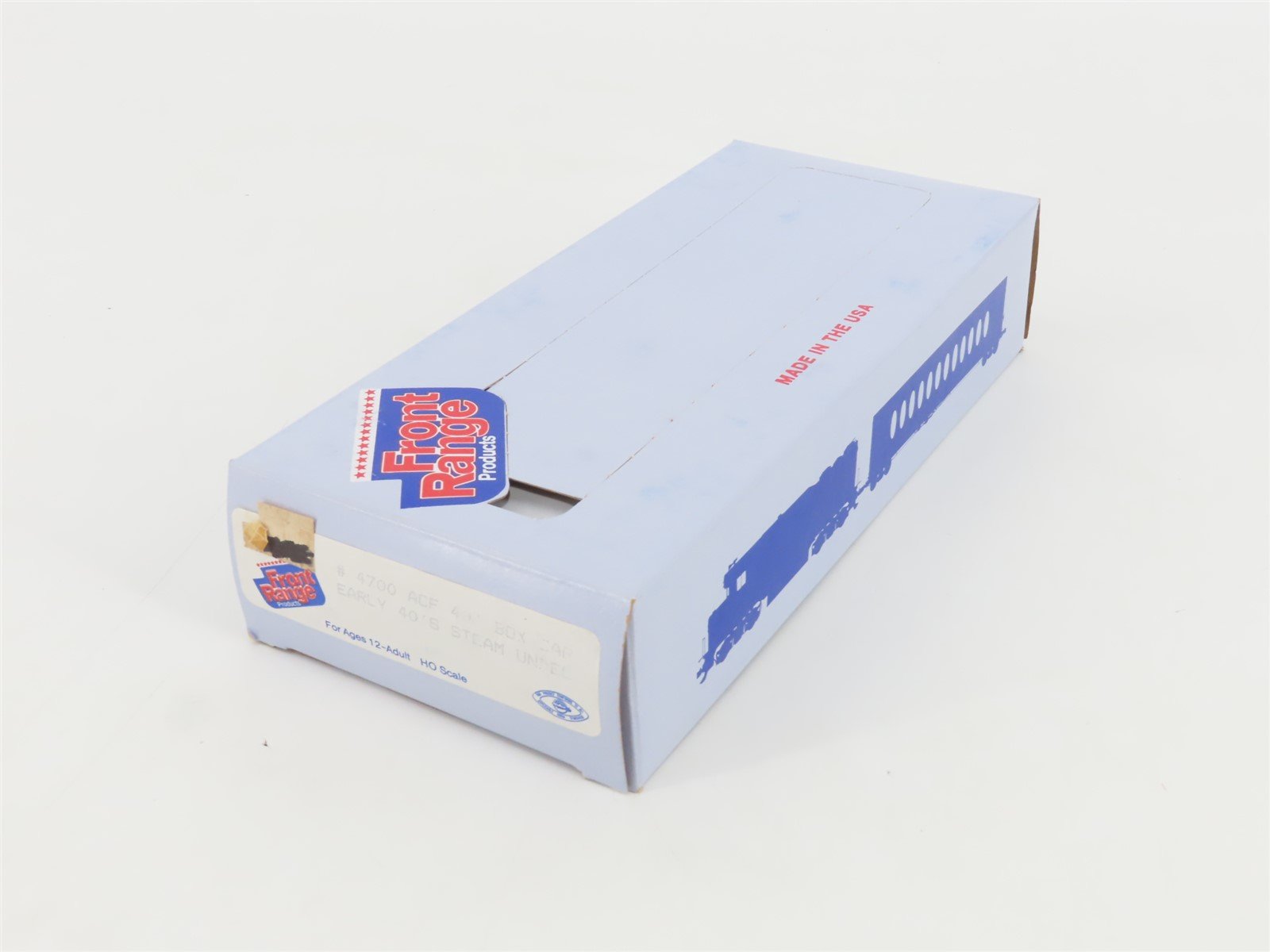 HO Scale Front Range Kit #4700 Undecorated 40' Single Door Box Car