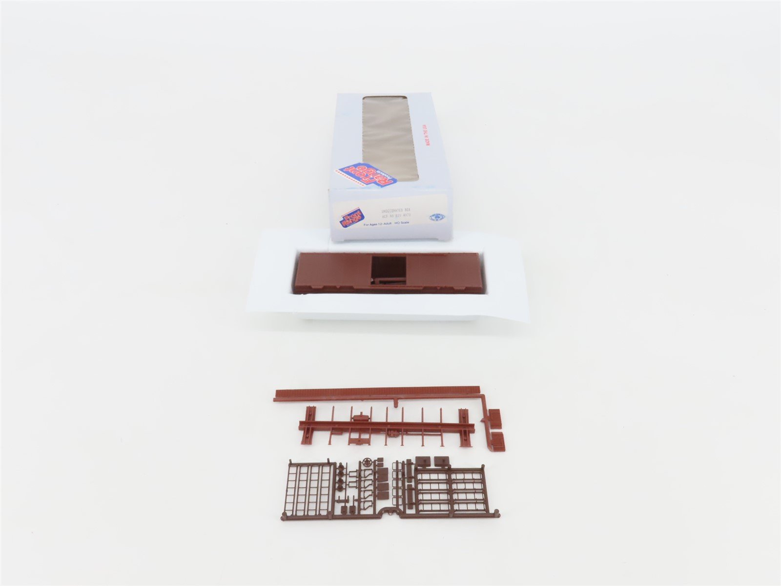HO Scale Front Range Kit #4070 Undecorated 40' Single Door Box Car