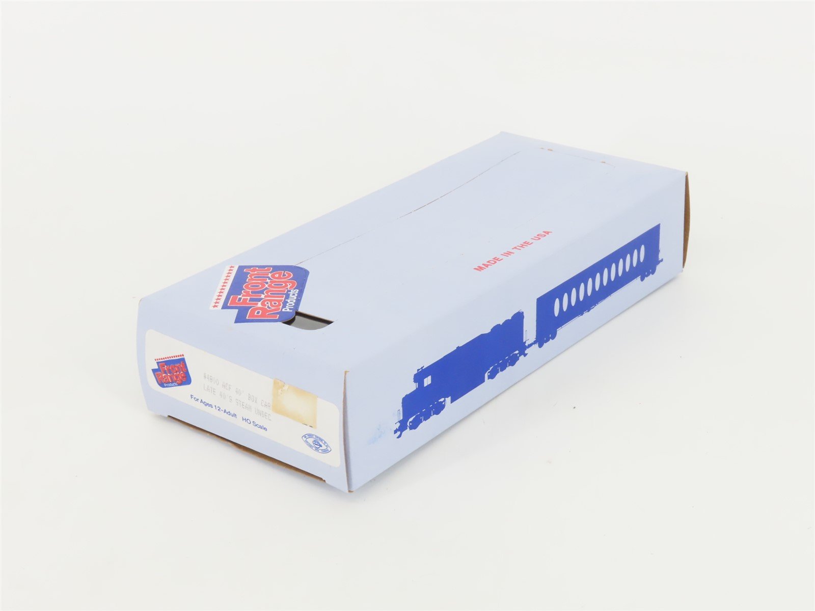 HO Scale Front Range Kit #4800 Undecorated 40' Single Door Box Car