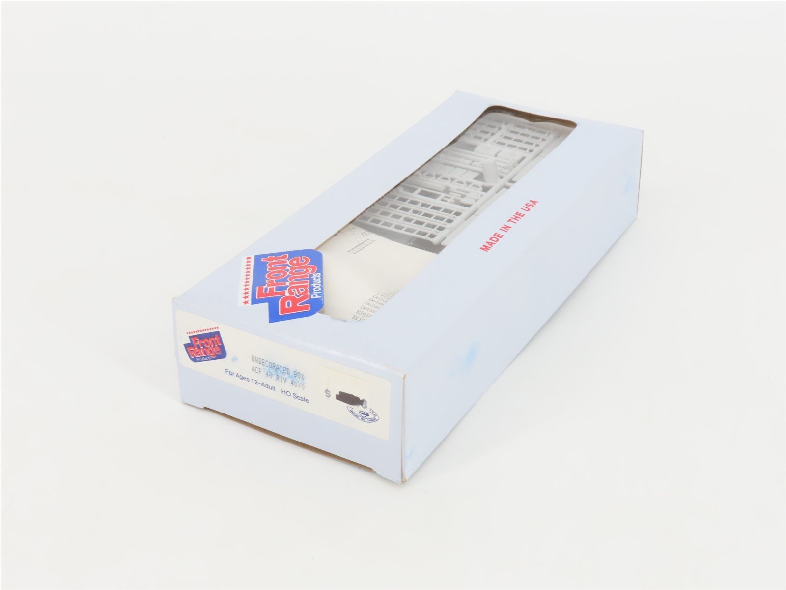 HO Scale Front Range Kit #4070 Undecorated 40' Single Door Box Car