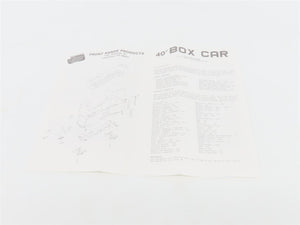 HO Scale Front Range Kit #4070 Undecorated 40' Single Door Box Car