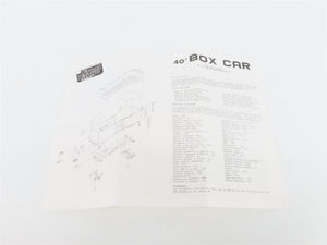 HO Scale Front Range Kit #4070 Undecorated 40' Single Door Box Car