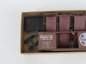 HO Front Range Kit #4098 ATSF Santa Fe Railroad 40' Double Door Box Car #17617