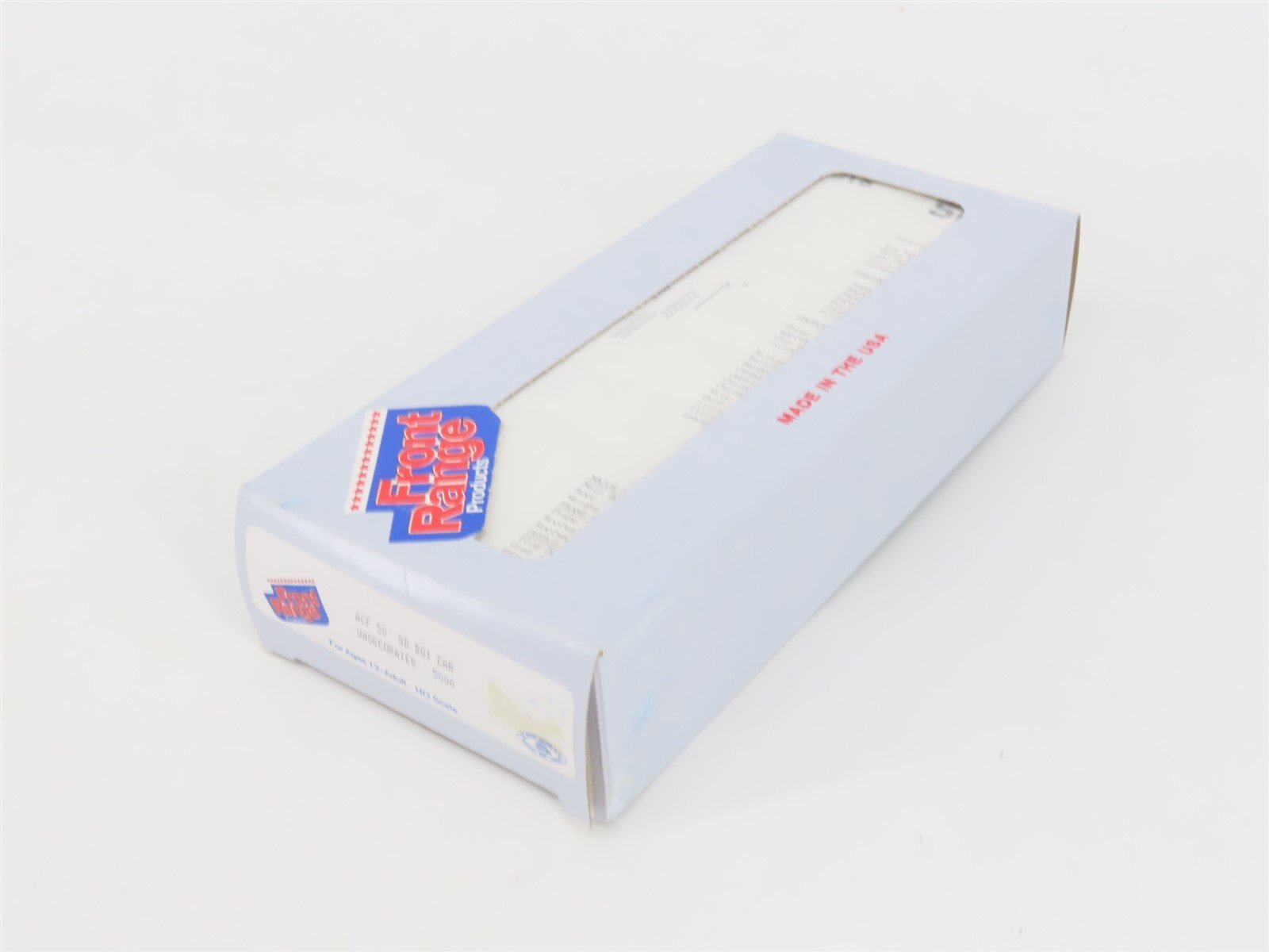 HO Scale Front Range Kit #5000 Undecorated 50' Single Door Box Car