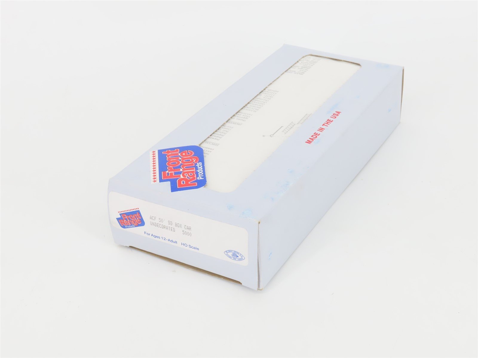 HO Scale Front Range Kit #5000 Undecorated 50' Single Door Box Car