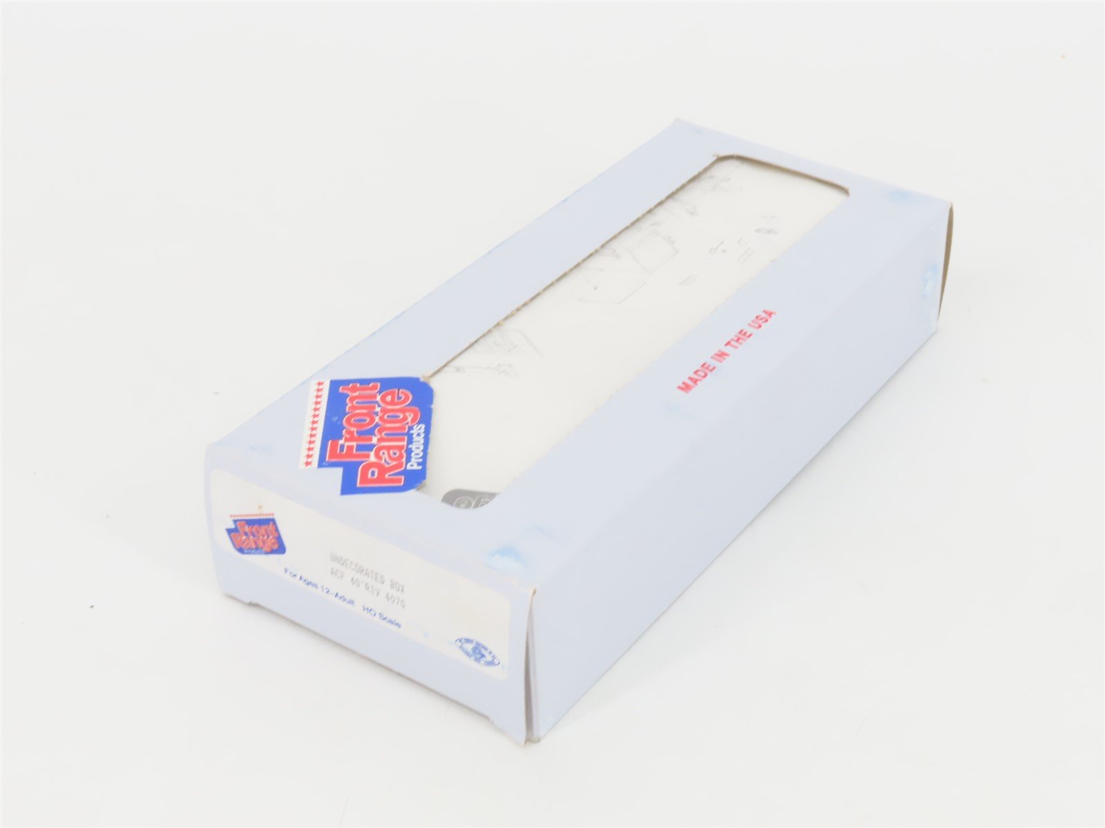 HO Scale Front Range Kit #4070 Undecorated 40' Single Door Box Car