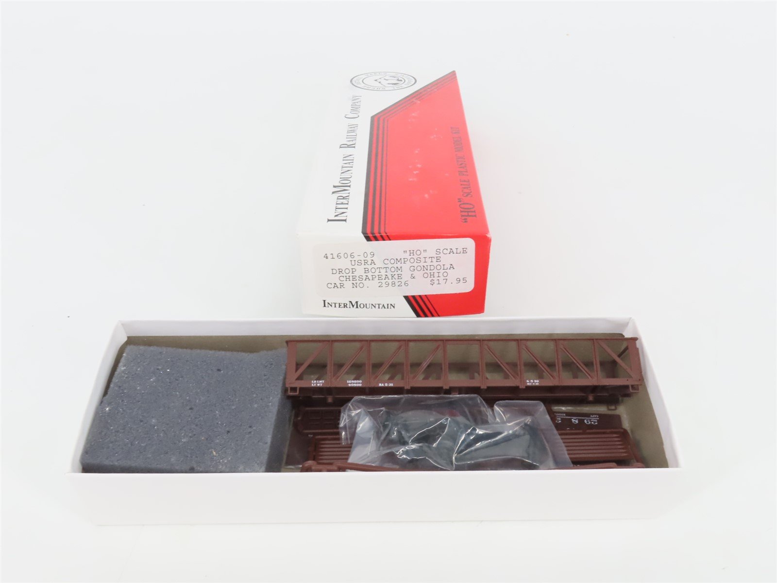 HO InterMountain Kit 41606-09 C&O Chesapeake & Ohio Drop Bottom Gondola #29826
