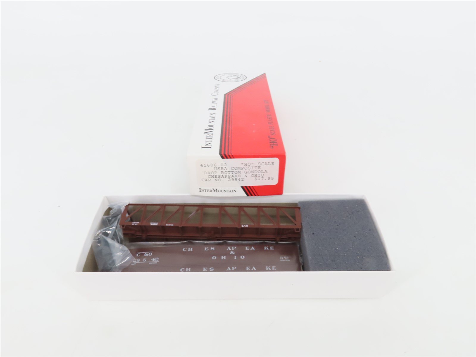 HO InterMountain Kit 41606-02 C&O Chesapeake & Ohio Drop Bottom Gondola #29542