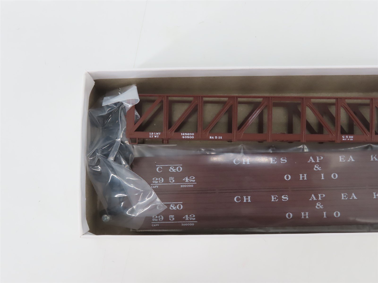 HO InterMountain Kit 41606-02 C&O Chesapeake & Ohio Drop Bottom Gondola #29542