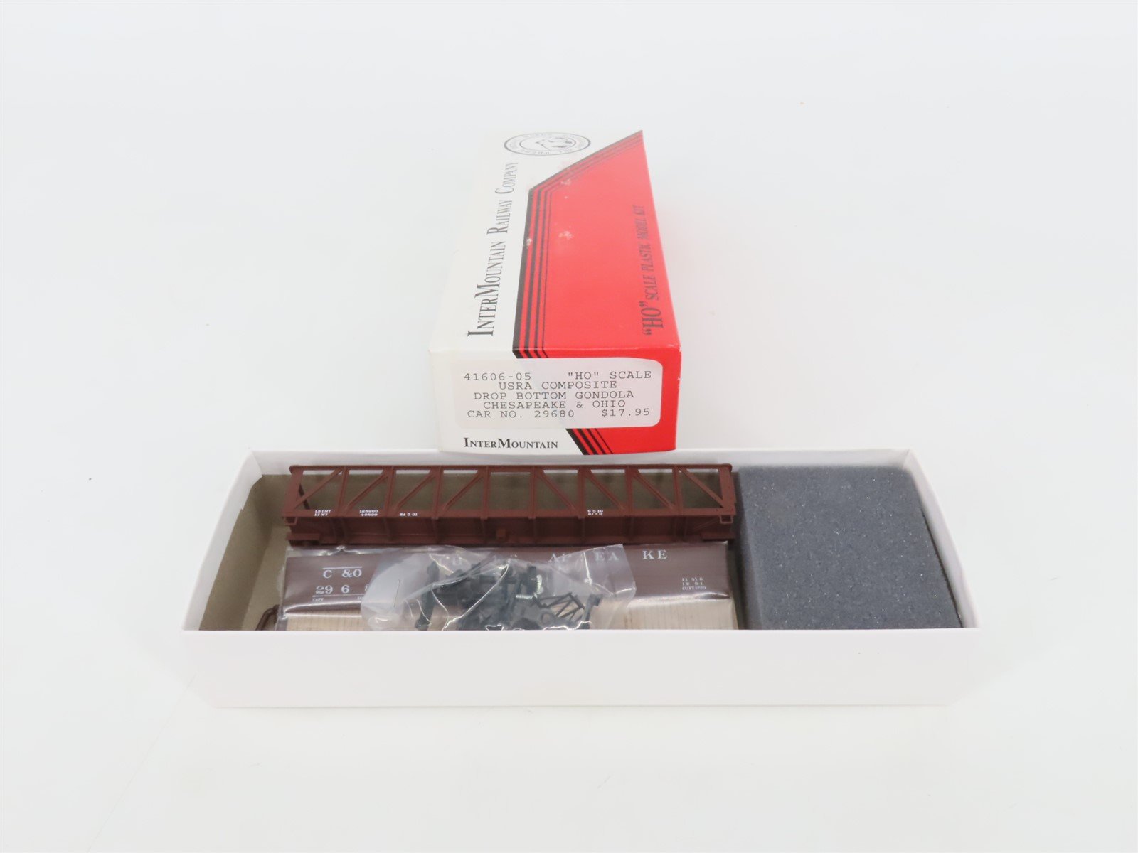 HO InterMountain Kit 41606-05 C&O Chesapeake & Ohio Drop Bottom Gondola #29680