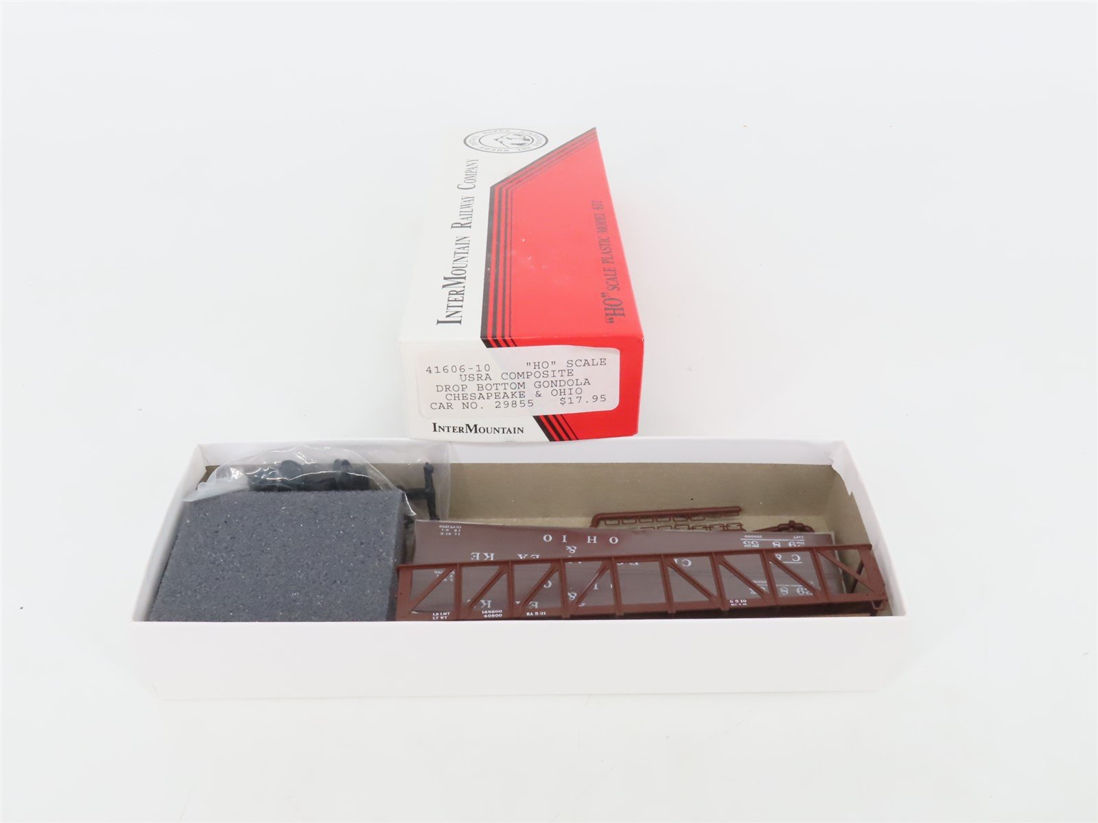 HO InterMountain Kit 41606-10 C&O Chesapeake & Ohio Drop Bottom Gondola #29855