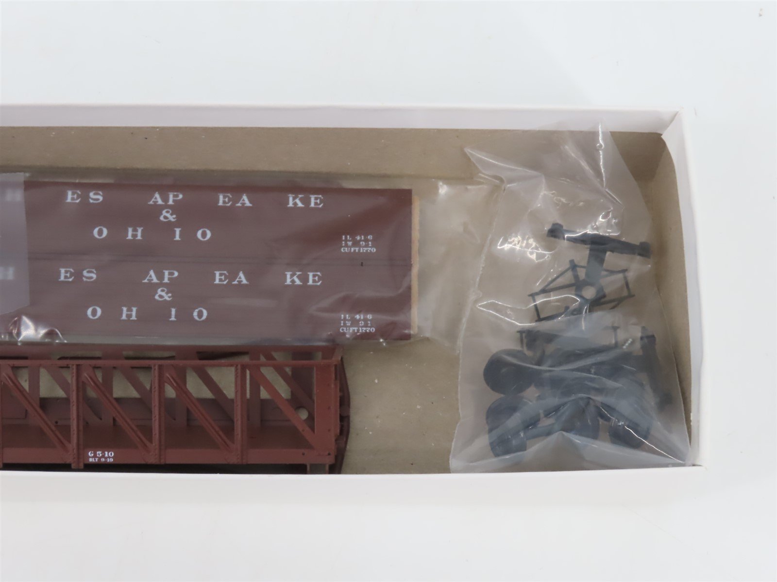 HO InterMountain Kit 41606-07 C&O Chesapeake & Ohio Drop Bottom Gondola #29761