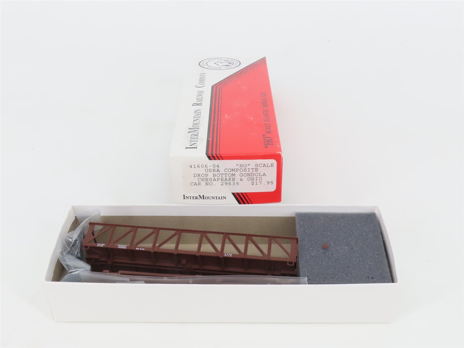HO InterMountain Kit 41606-04 C&O Chesapeake & Ohio Drop Bottom Gondola #29635