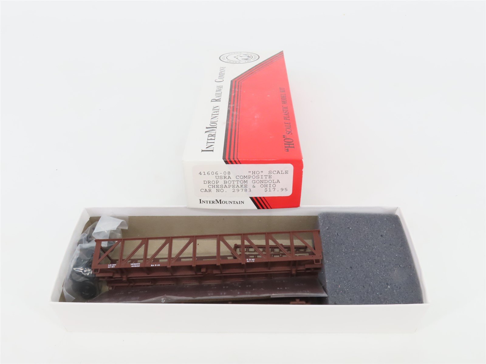 HO InterMountain Kit 41606-08 C&O Chesapeake & Ohio Drop Bottom Gondola #29783