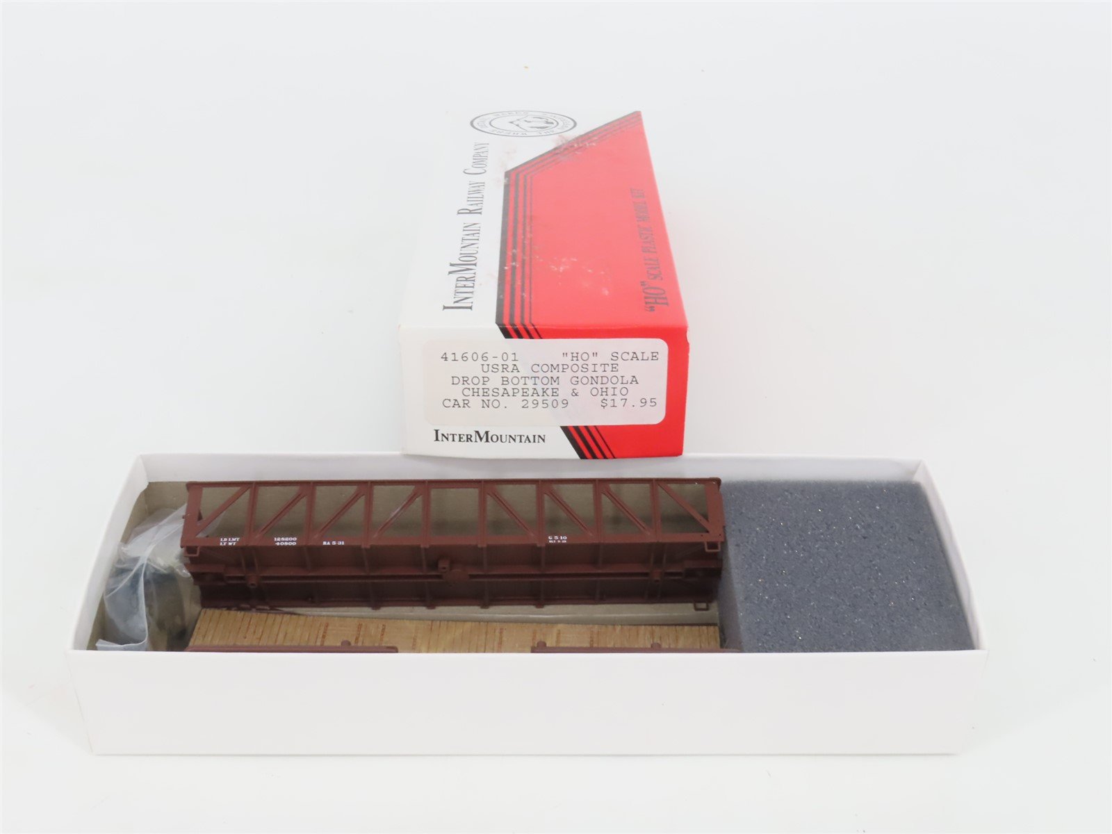HO InterMountain Kit 41606-01 C&O Chesapeake & Ohio Drop Bottom Gondola #29509