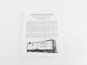 HO Scale InterMountain Kit SFRD Santa Fe Super Chief Railroad Reefer #35829