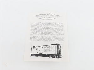 HO Scale InterMountain Kit SFRD Santa Fe Super Chief Railroad Reefer #35864
