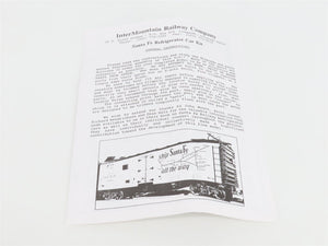 HO Scale InterMountain Kit 41113-01 SFRD Santa Fe Super Chief Reefer #35304