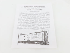 HO Scale InterMountain Kit 41106-18 SFRD Santa Fe The Chief-West Reefer #34922