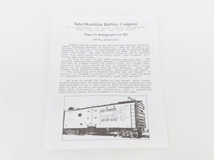 HO Scale InterMountain Kit 41106-15 SFRD Santa Fe The Chief-West Reefer #34907