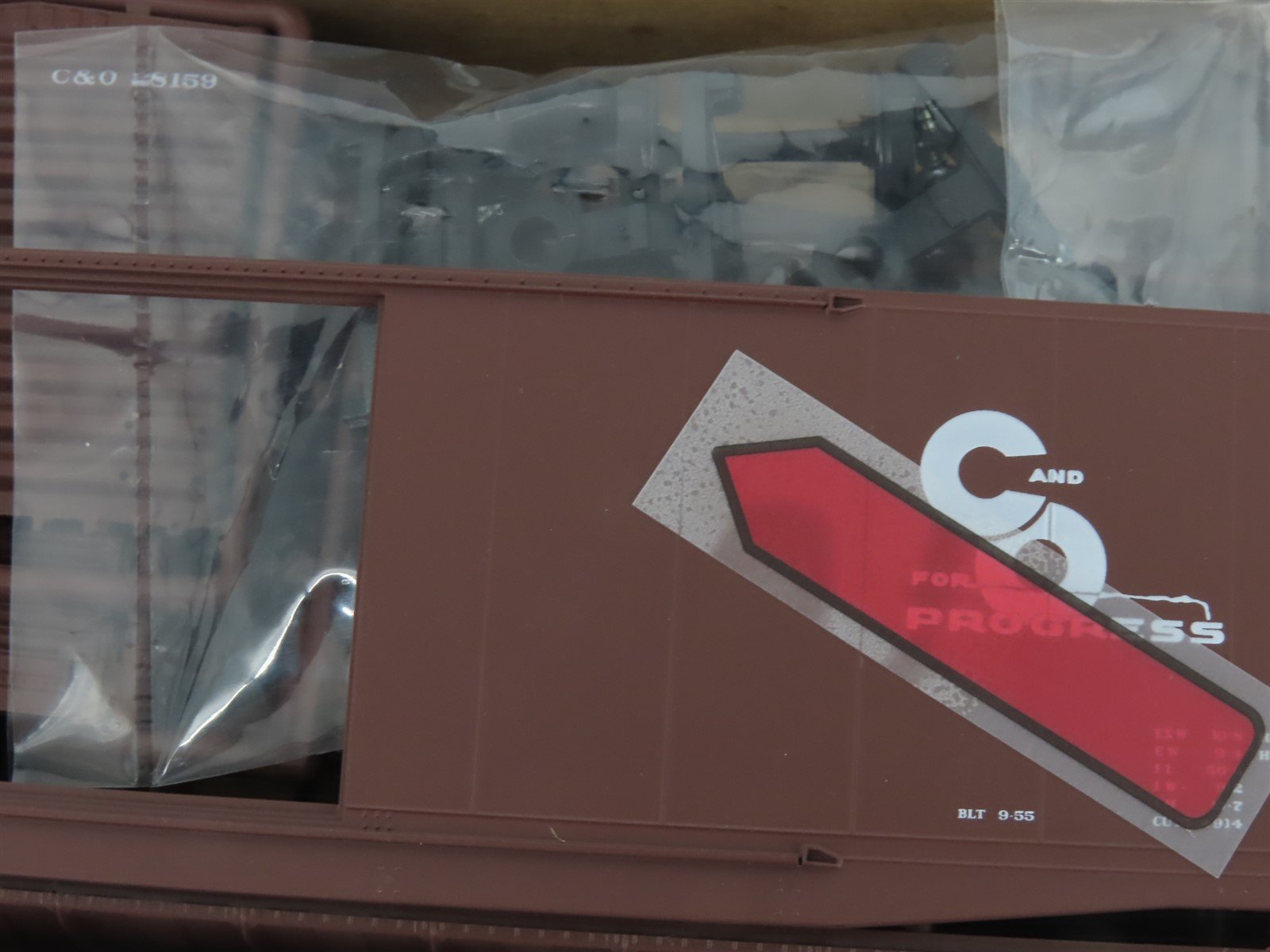 HO Scale InterMountain Kit 40606-06 C&O Chesapeake & Ohio 50' Box Car #28159