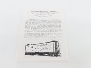 HO Scale InterMountain Kit SFRD Santa Fe Super Chief Railroad Reefer #35888