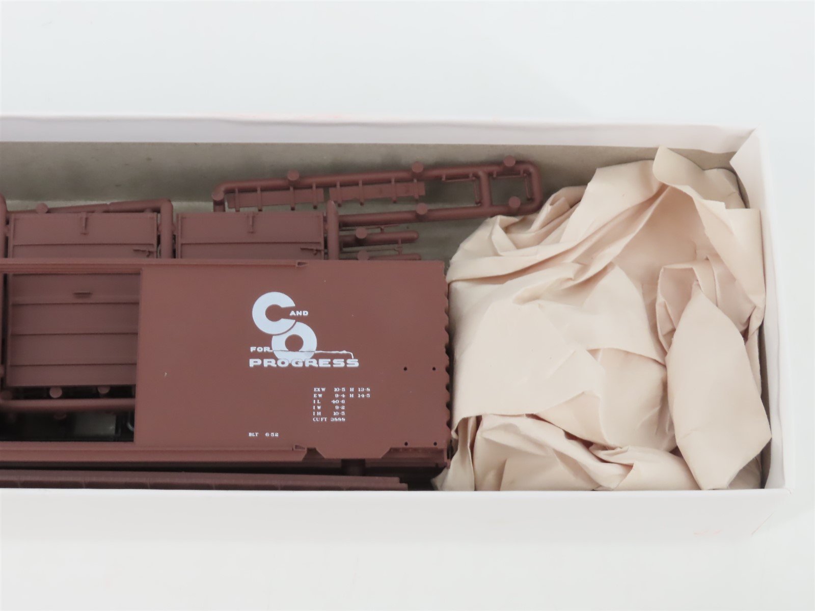 HO InterMountain Kit 40455-01 C&O Chesapeake & Ohio Single Door Box Car #18509