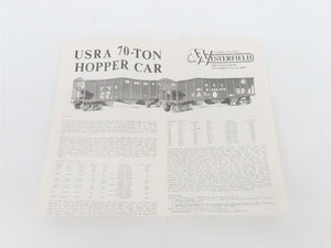 HO Scale Westerfield Kit 2102 HV Hocking Valley Railroad 70-Ton Hopper