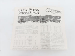 HO Scale Westerfield Kit 2101 C&O Chesapeake & Ohio Railroad 70-Ton Hopper