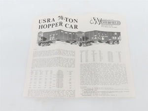 HO Scale Westerfield Kit 2101 C&O Chesapeake & Ohio Railroad 70-Ton Hopper