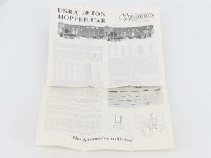 HO Scale Westerfield Kit 2101 C&O Chesapeake & Ohio Railroad 70-Ton Hopper