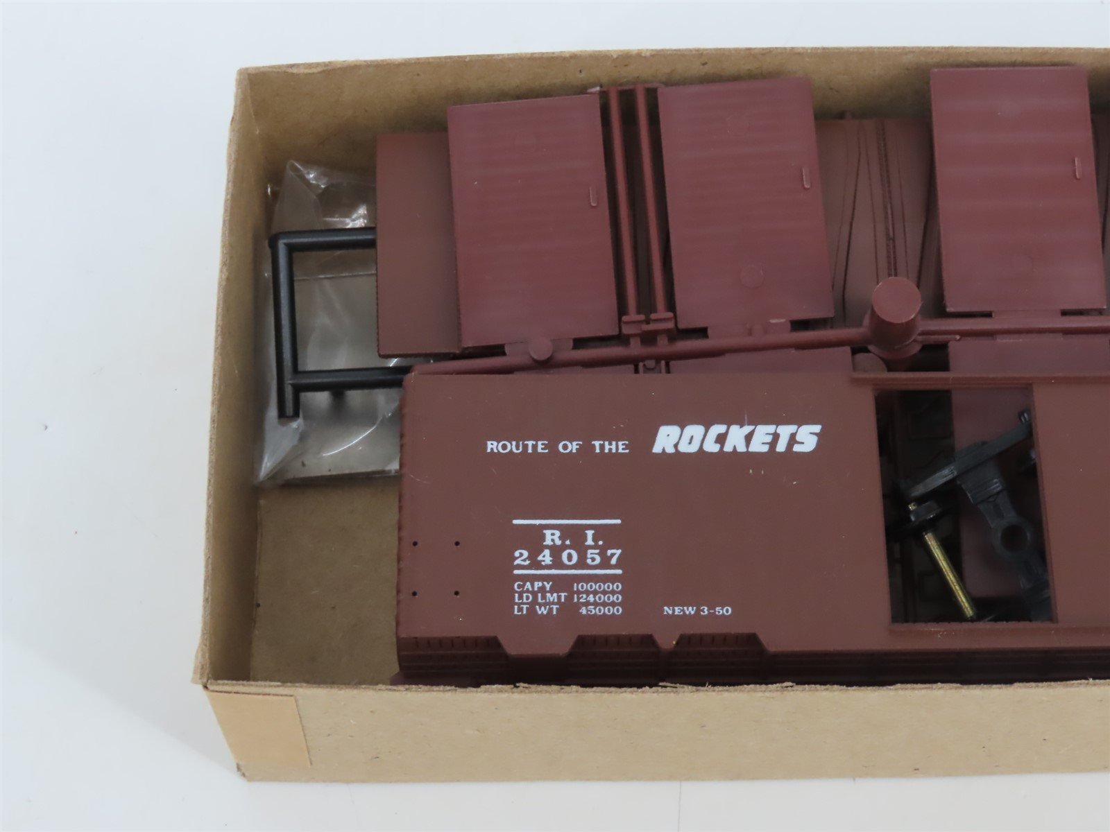 HO Scale Front Range Kit 4046 RI Route of the Rockets 40' Box Car #24057