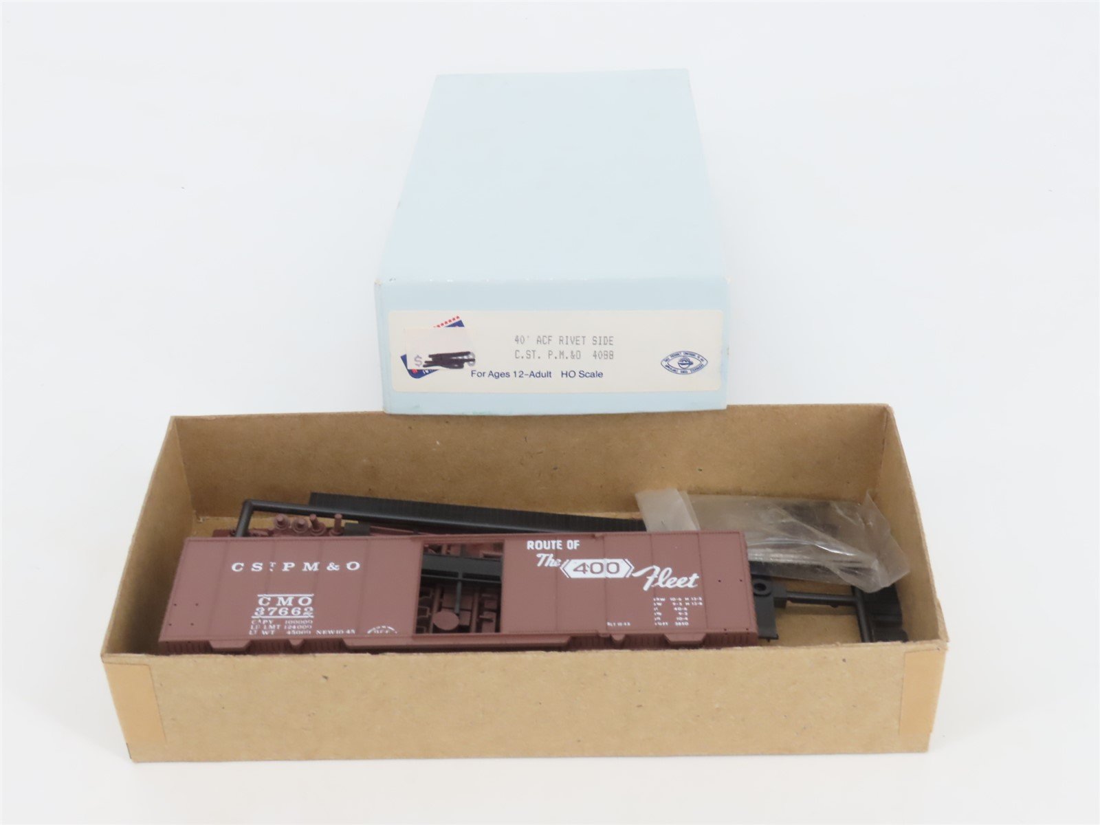HO Scale Front Range Kit 4088 CMO CSTPM&O The 400 Fleet 40' Box Car #37662