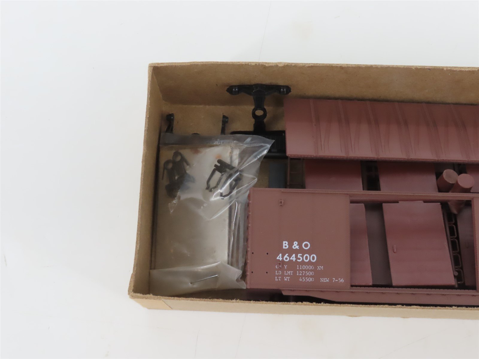 HO Scale Front Range Kit 4097 B&O Baltimore & Ohio 40' Box Car #464500