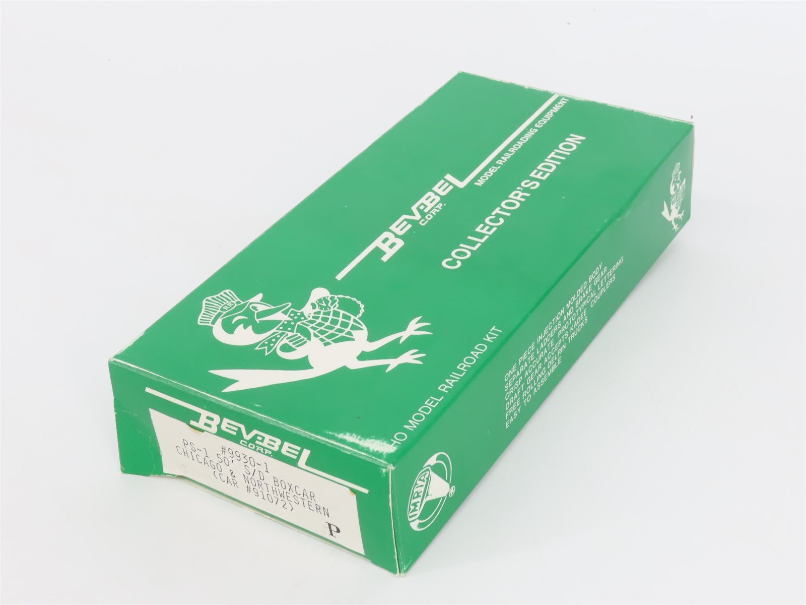 HO Bev-Bel Robin's Rails Kit #9930-1 CNW Chicago & Northwestern Box Car #91072