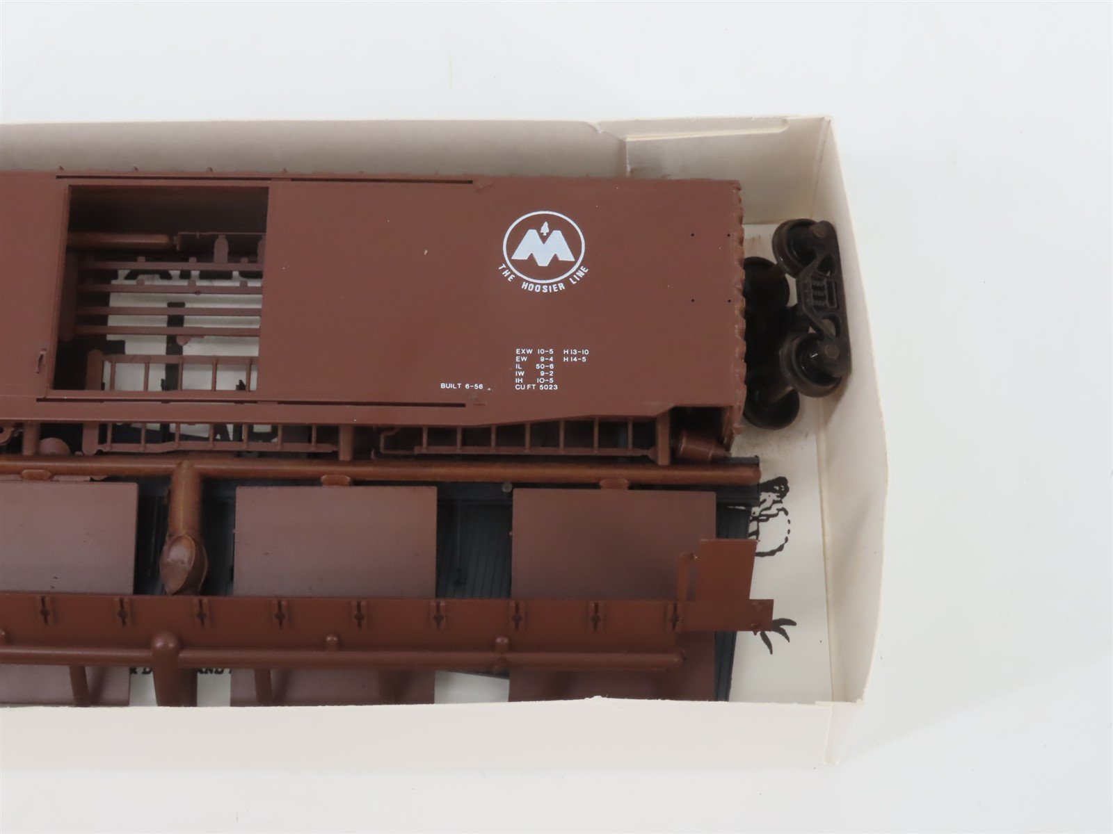 HO Bev-Bel Robin's Rails Kit #9956-1 MON Monon 50' Single Door Box Car #1652