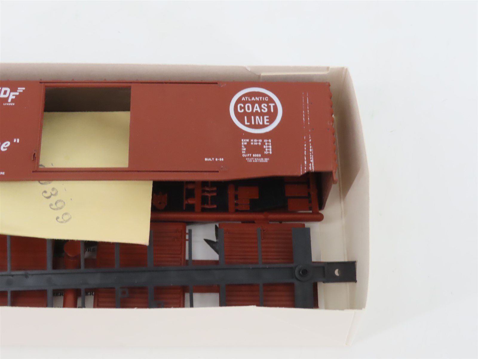 HO Scale Bev-Bel Robin's Rails Kit ACL Atlantic Coast Line Box Car #38455