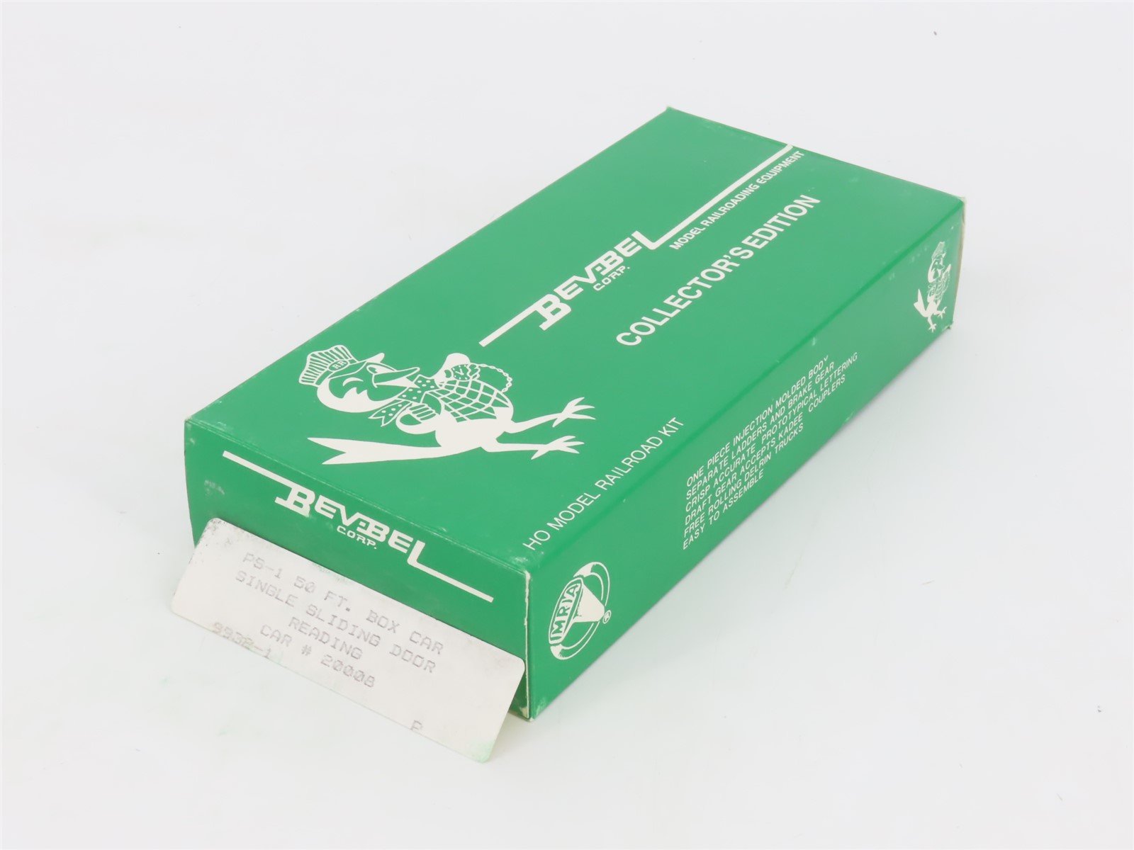 HO Scale Bev-Bel Robin's Rails Kit #9938-1 RDG Reading 50' Box Car #20008