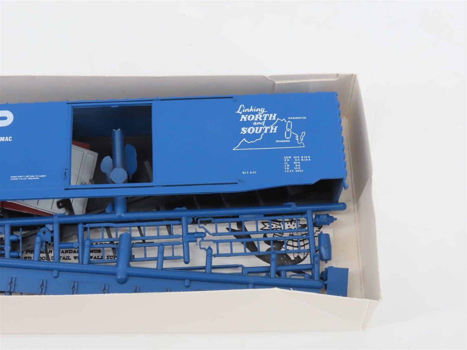 HO Bev-Bel Kit #9945-1 RF&P Richmond Fredericksburg & Potomac 50' Box Car #2340