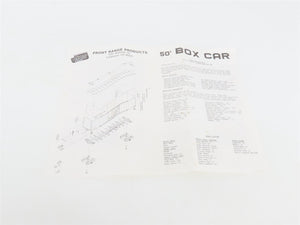 HO Scale Front Range Kit 5020 Undecorated Single Door Box Car