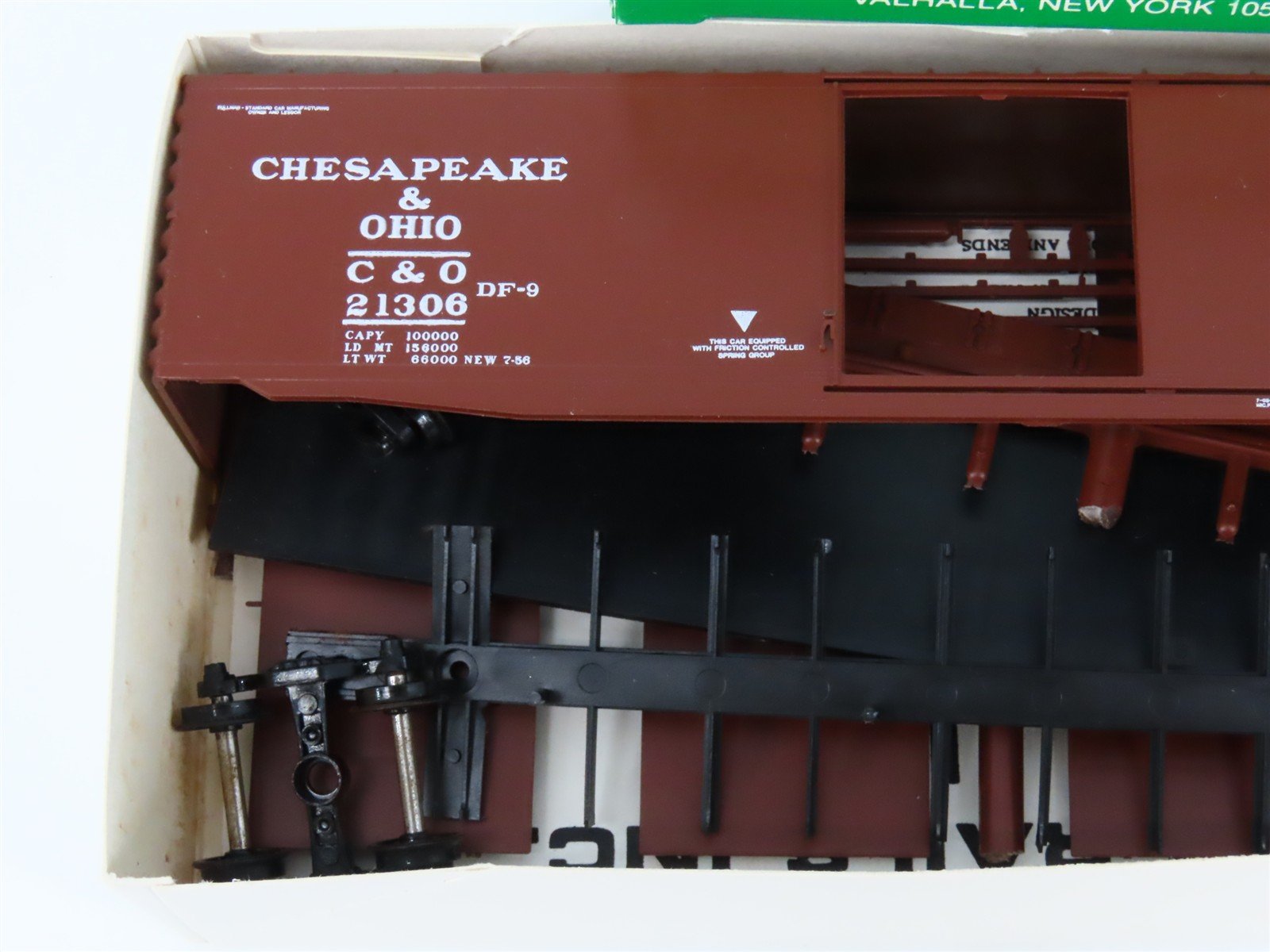HO Bev-Bel Robin's Rails Kit C&O Chesapeake & Ohio Single Door Box Car #21306