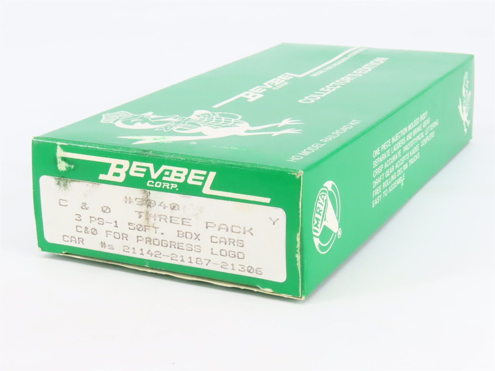 HO Scale Bev-Bel Robin's Rails Kit #9940 C&O Chesapeake & Ohio Box Car #21142