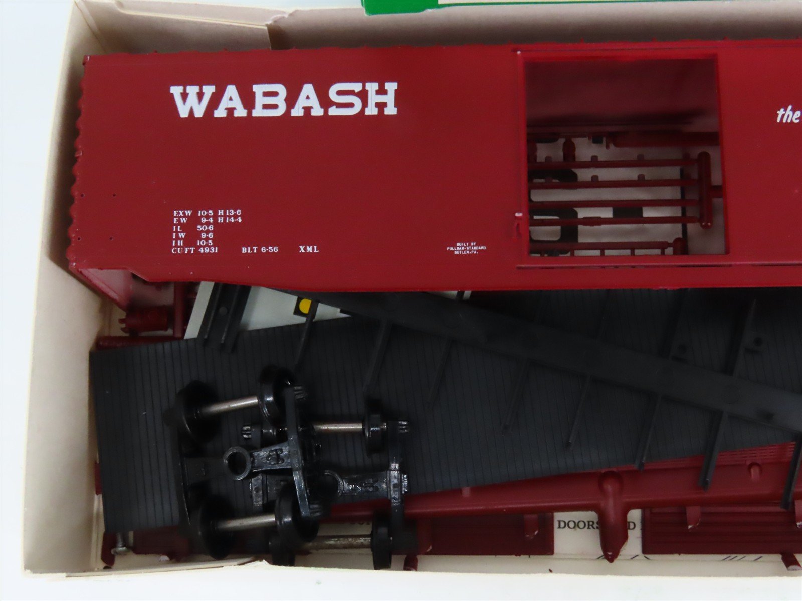 HO Bev-Bel Robin's Rails Kit #9970 WAB Wabash 50' Single Door Box Car #21548