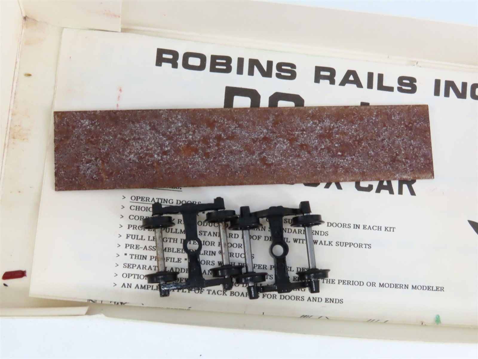 HO Bev-Bel Robin's Rails Kit #9970 WAB Wabash 50' Single Door Box Car #21548